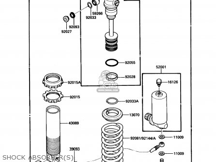 SHOCK ABSORBER(S) - KDX200-C2 1987 USA CANADA