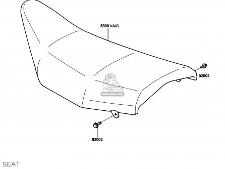 SEAT - KDX200-C2 1987 USA CANADA