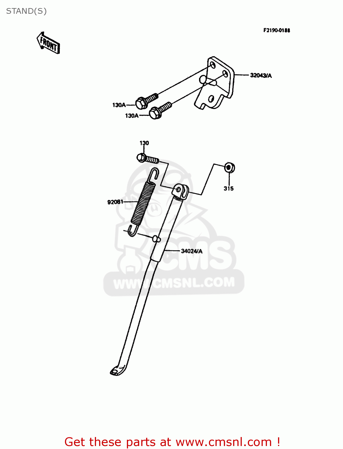 STAND(S) KDX200-C3 1988 UNITED KINGDOM AL