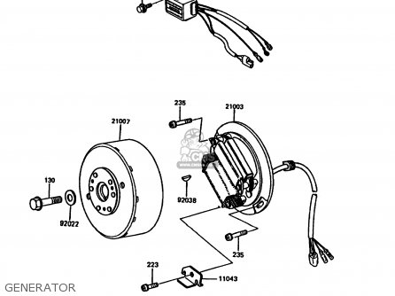 GENERATOR - KDX200-C3 1988 UNITED KINGDOM AL