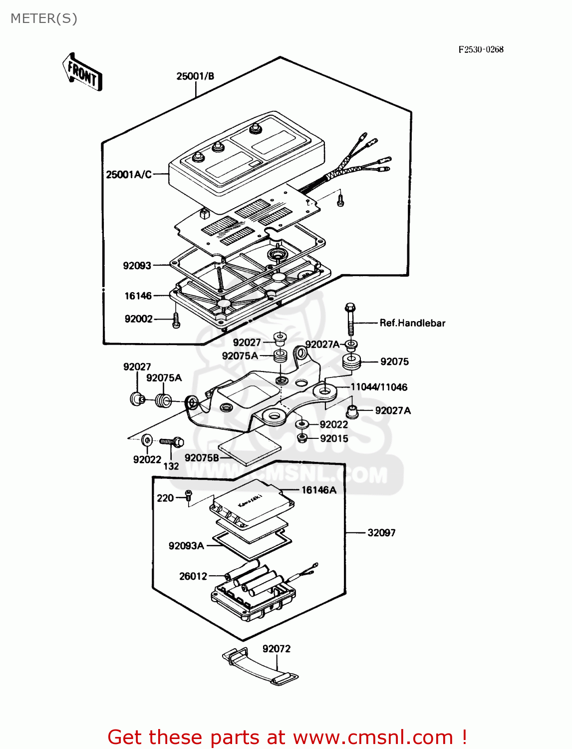 METER(S) KDX200-C3 1988 USA CANADA