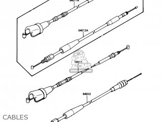 CABLES - KDX200-C3 1988 USA CANADA