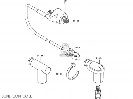 IGNITION COIL - KDX200-E1 1989 USA CANADA