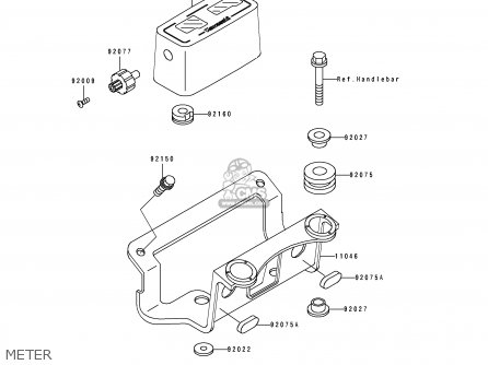 METER - KDX200-E1 1989 USA CANADA