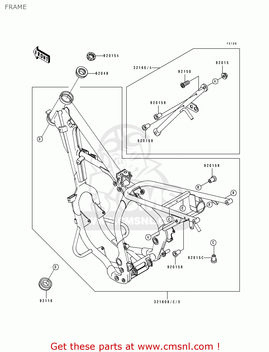 FRAME KDX200-E2 1990 UNITED KINGDOM AL AS