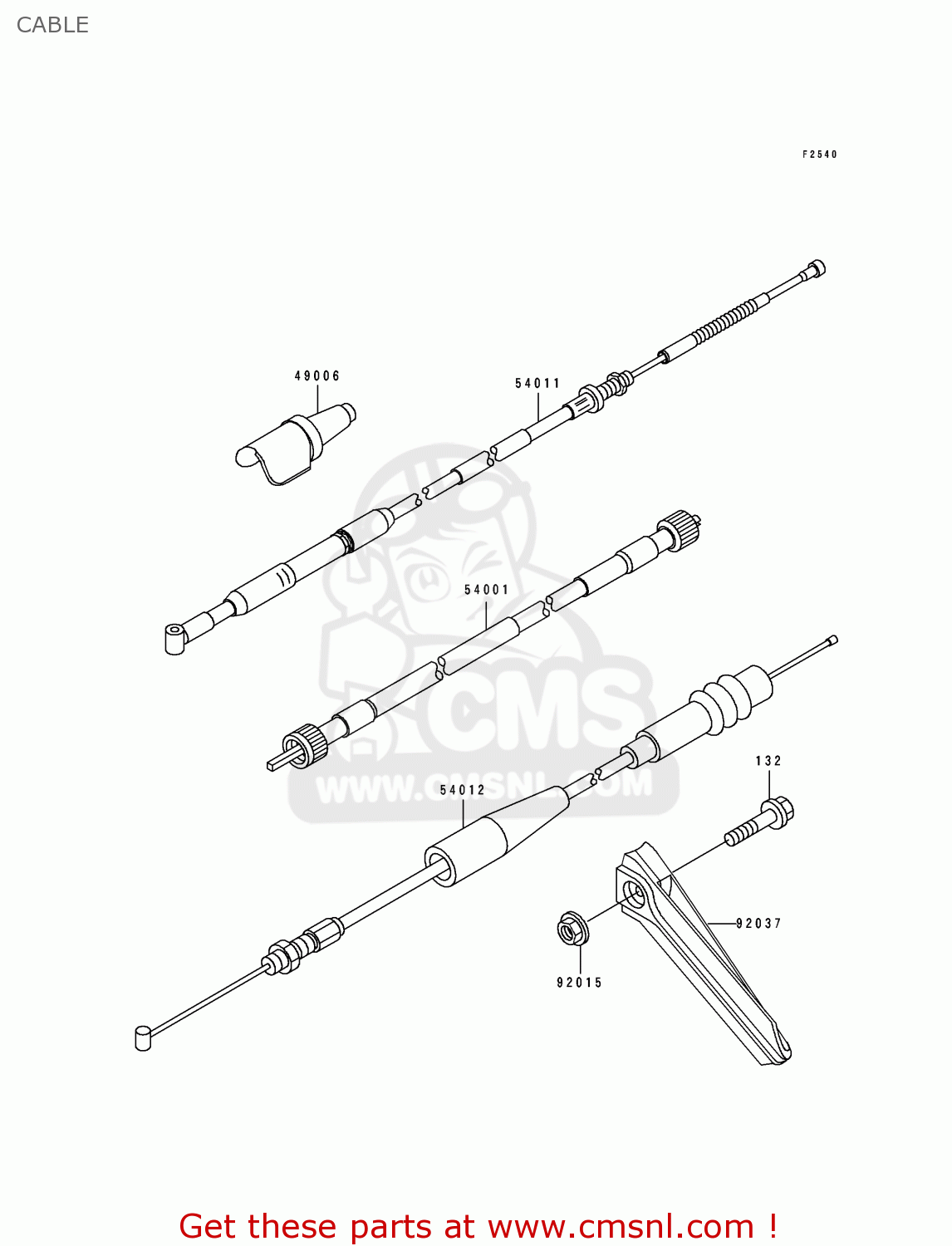 CABLE KDX200-E3 1991 UNITED KINGDOM AL
