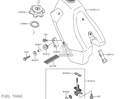 FUEL TANK - KDX200-E3 1991 UNITED KINGDOM AL