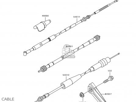 CABLE - KDX200-E3 1991 UNITED KINGDOM AL