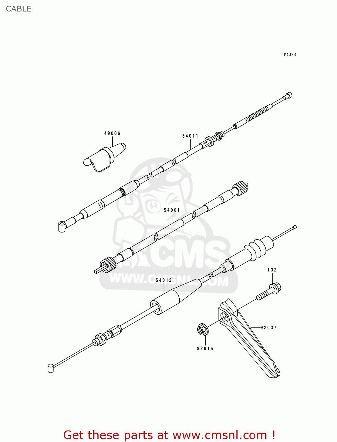 CABLE KDX200-E3 1991 USA CANADA