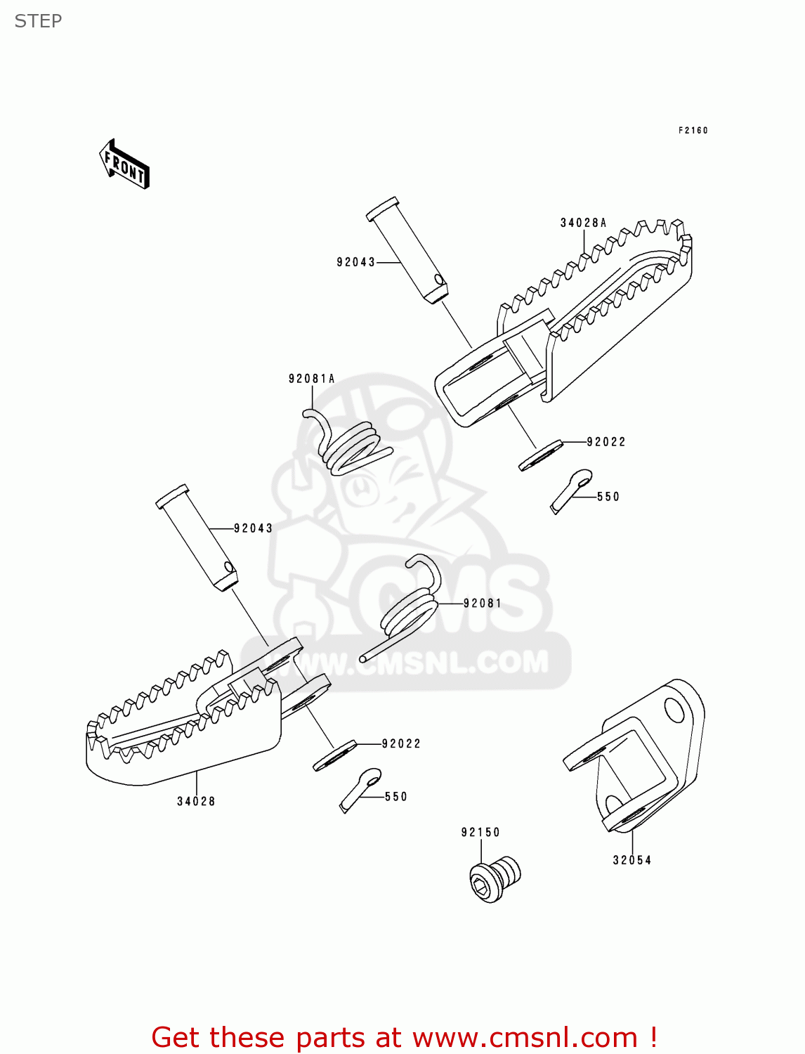 STEP KDX200-E5 1993 USA CANADA
