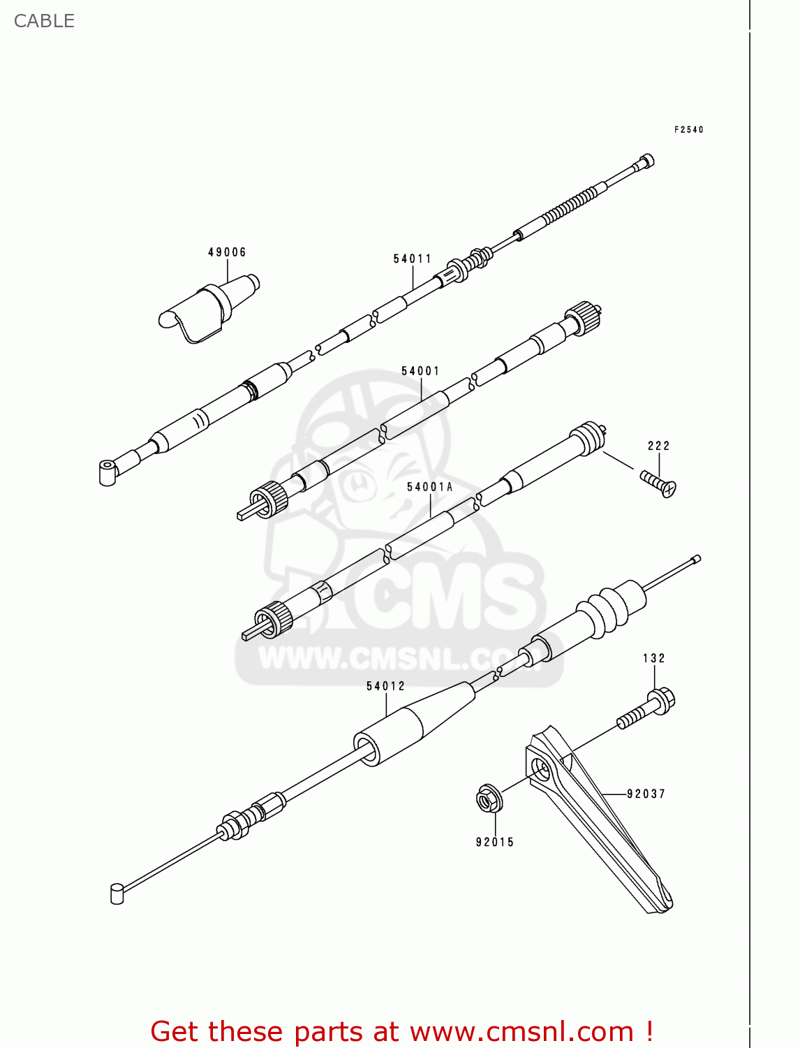 CABLE KDX200-E6 1994 USA CANADA