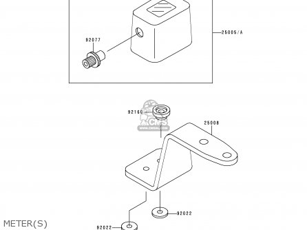 METER(S) - KDX200-H1 1995 USA CANADA