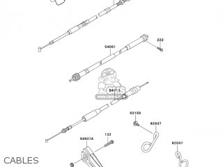 CABLES - KDX200-H10 KDX200 2004