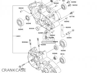 CRANKCASE - KDX200-H10 KDX200 2004