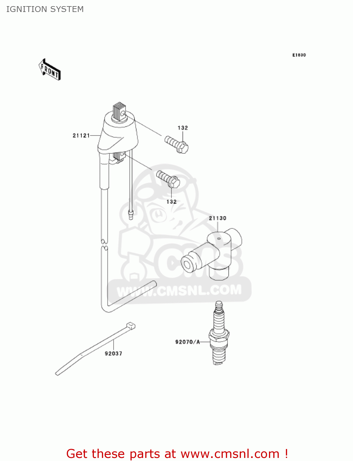 IGNITION SYSTEM KDX200-H11 KDX200 2005