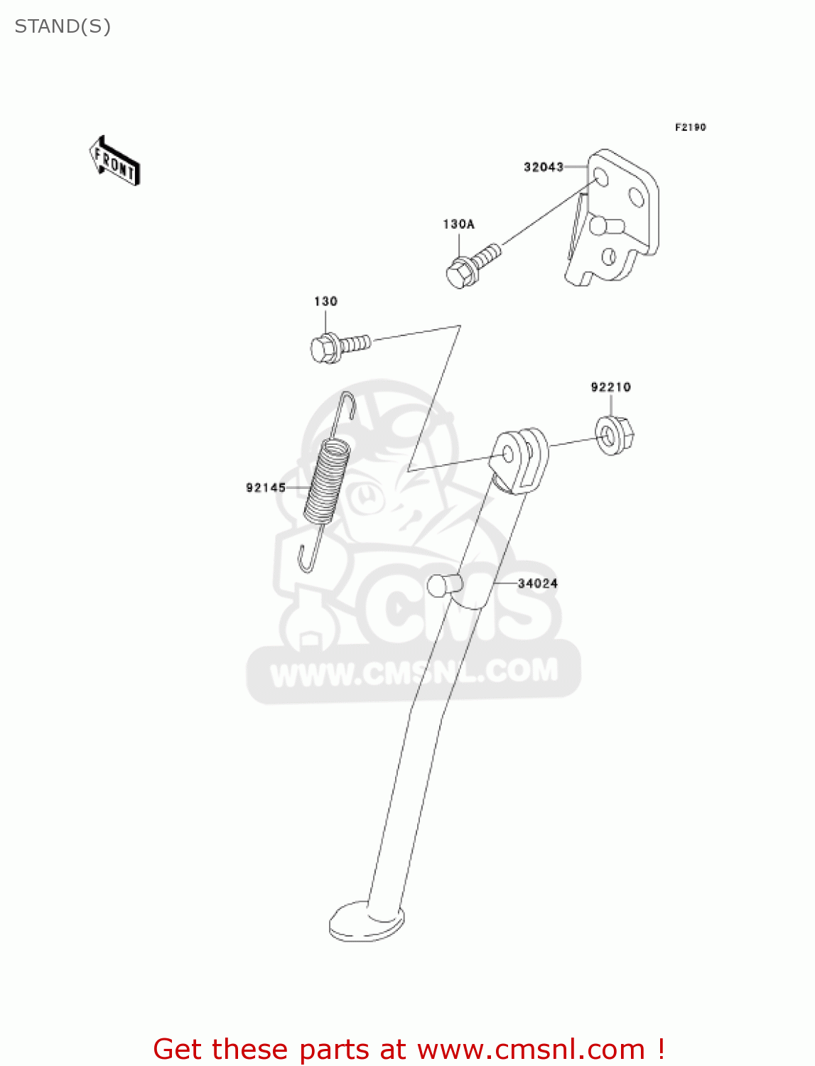 STAND(S) KDX200-H11 KDX200 2005