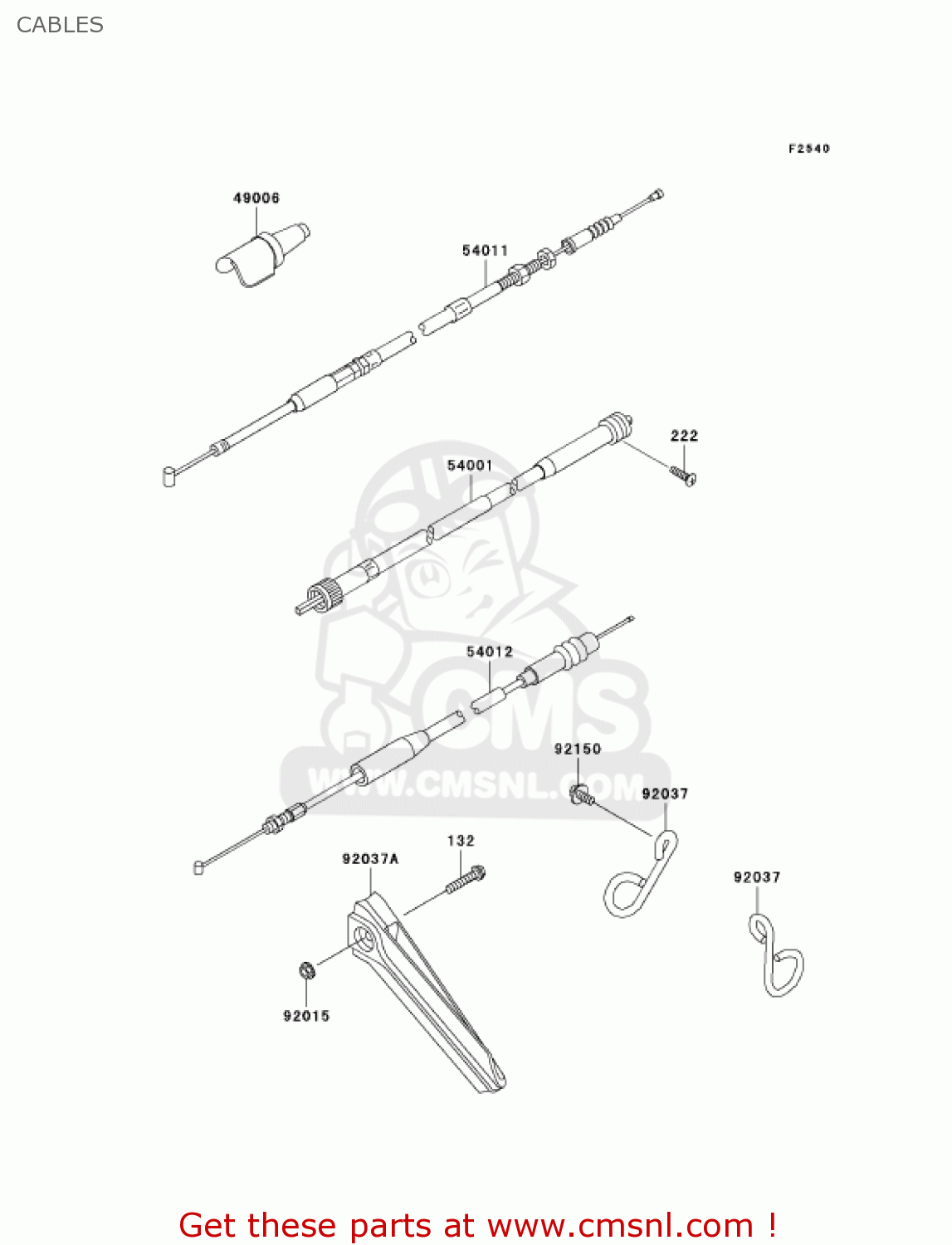CABLES KDX200-H11 KDX200 2005