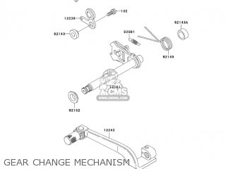 GEAR CHANGE MECHANISM - KDX200-H11 KDX200 2005