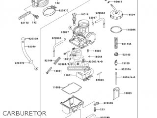 CARBURETOR - KDX200-H11 KDX200 2005