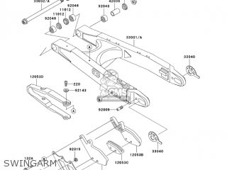 SWINGARM - KDX200-H11 KDX200 2005