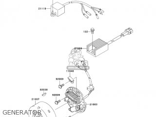 GENERATOR - KDX200-H11 KDX200 2005