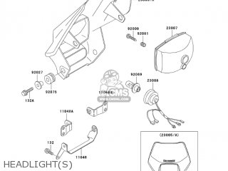HEADLIGHT(S) - KDX200-H11 KDX200 2005