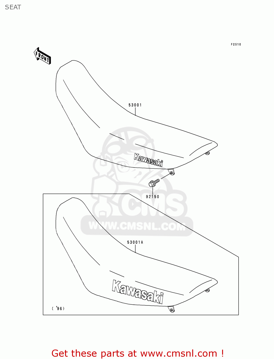 SEAT KDX200-H3 1997 USA CANADA