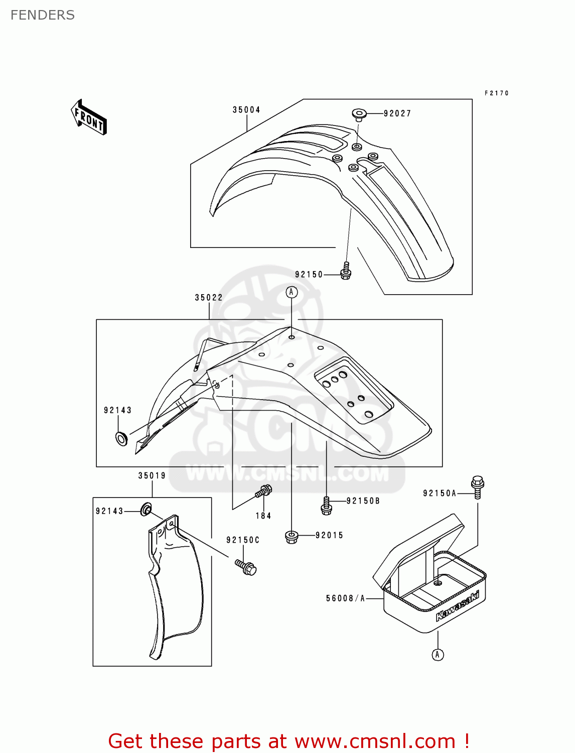 FENDERS KDX200-H4 1998 EUROPE UK FR