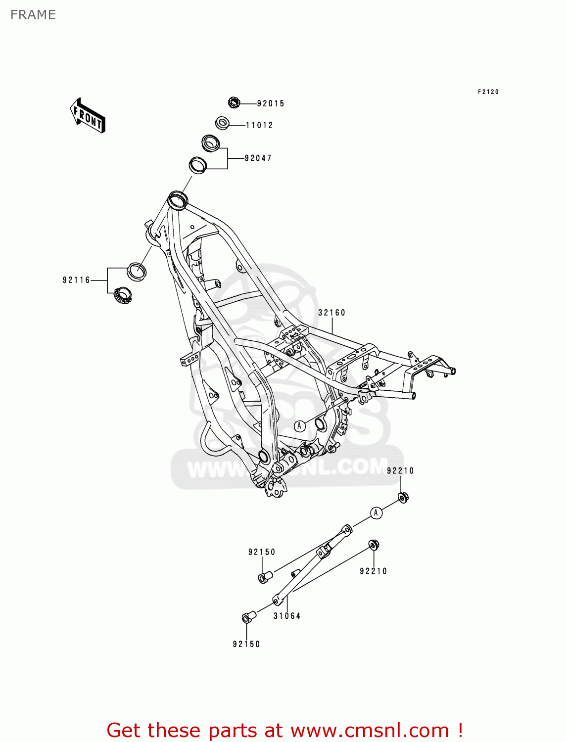 FRAME KDX200-H5 1999 EUROPE
