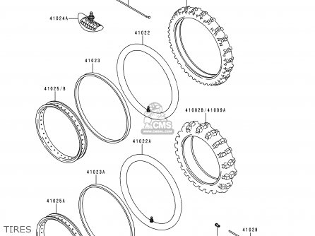 TIRES - KDX200-H5 1999 EUROPE