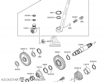 Kawasaki KDX200-H5 1999 USA parts lists and schematics