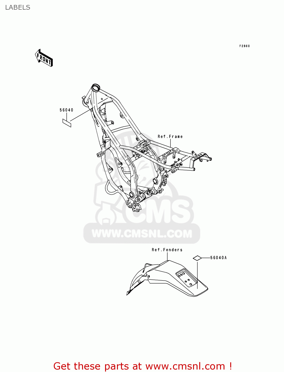 LABELS KDX200-H6 2000 USA