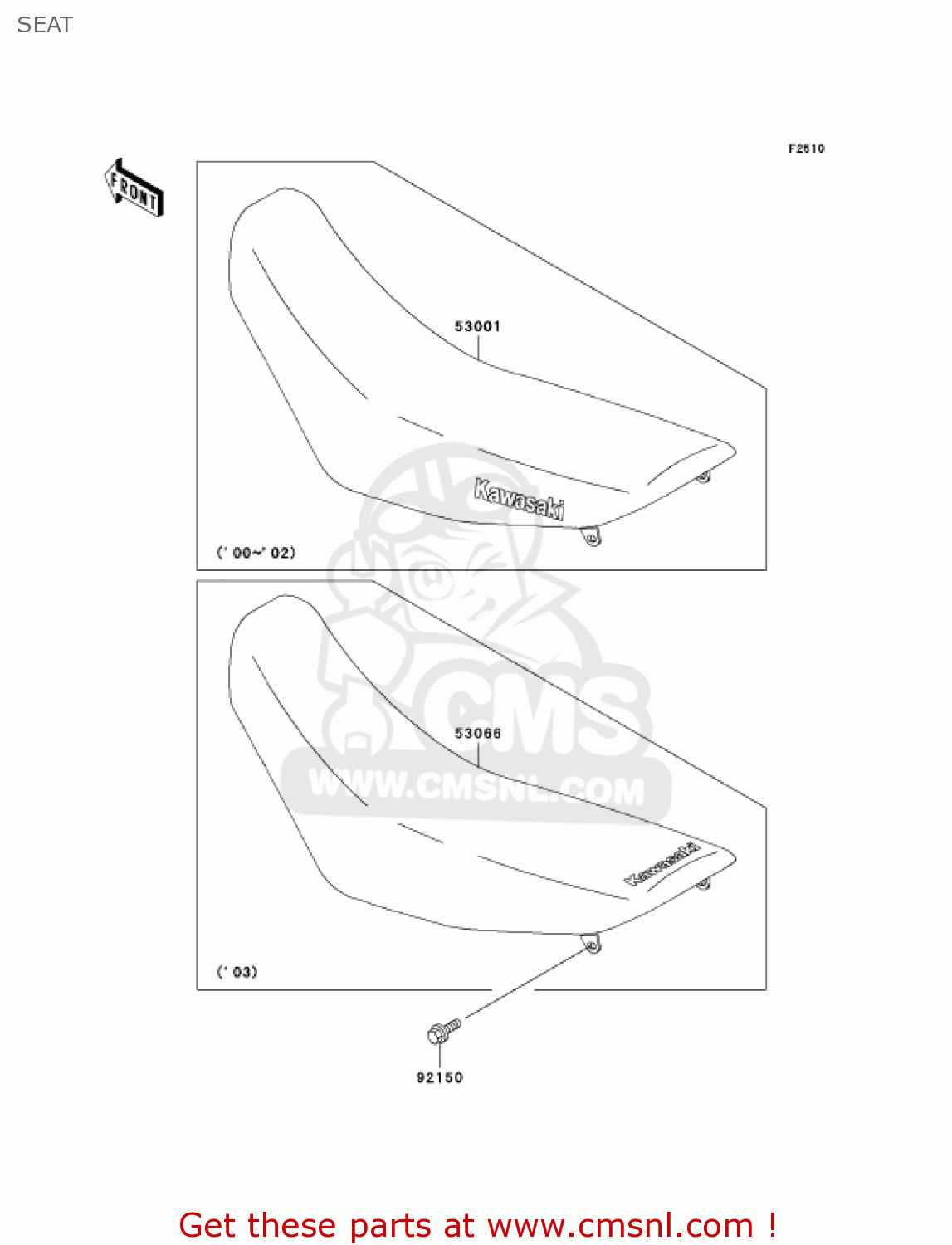 SEAT KDX200-H7 KDX200 2001 USA