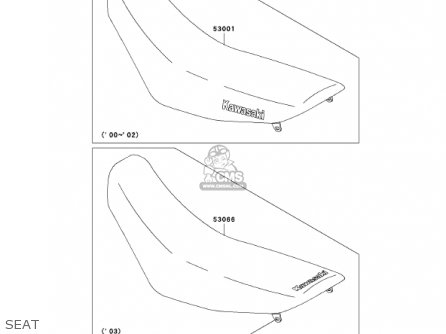 SEAT - KDX200-H7 KDX200 2001 USA