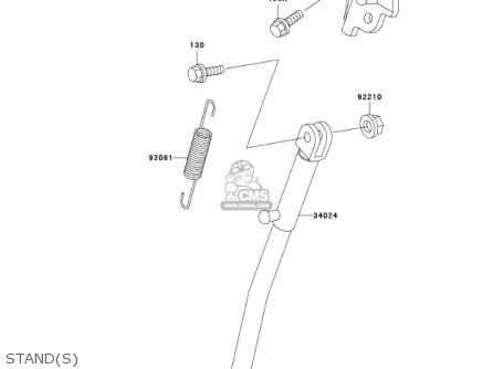 STAND(S) - KDX200-H7 KDX200 2001 USA
