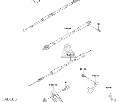 CABLES - KDX200-H8 KDX200 2002 USA
