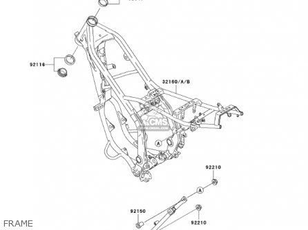 FRAME - KDX200-H8 KDX200 2002 USA