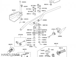 Kawasaki KDX200-H9 KDX200 2003 parts lists and schematics