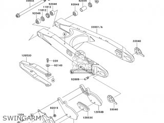 Kawasaki KDX200-H9 KDX200 2003 parts lists and schematics