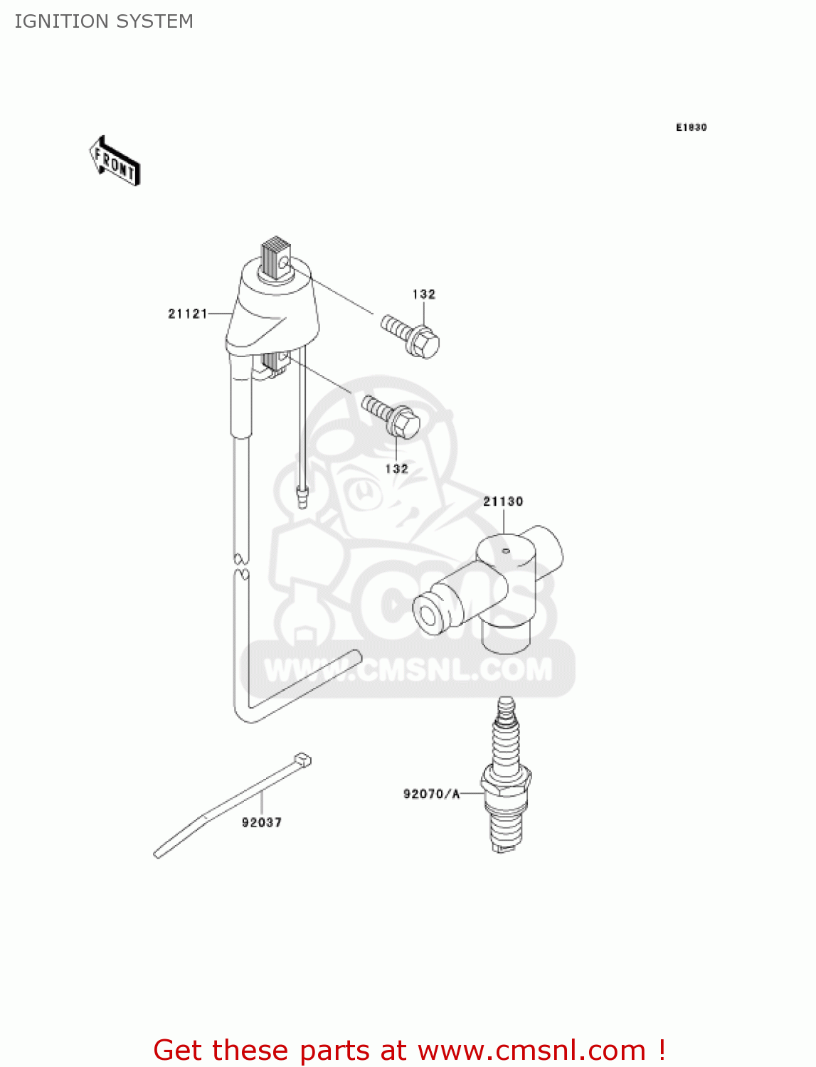 IGNITION SYSTEM KDX200-H9 KDX200 2003