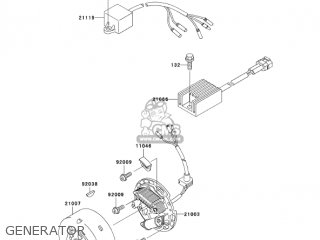 GENERATOR - KDX200-H9 KDX200 2003