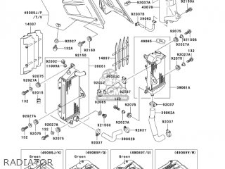 RADIATOR - KDX200-H9 KDX200 2003