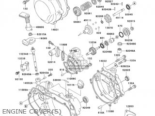 ENGINE COVER(S) - KDX200-H9 KDX200 2003