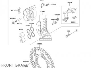 FRONT BRAKE - KDX200-H9 KDX200 2003