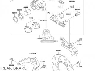REAR BRAKE - KDX200-H9 KDX200 2003
