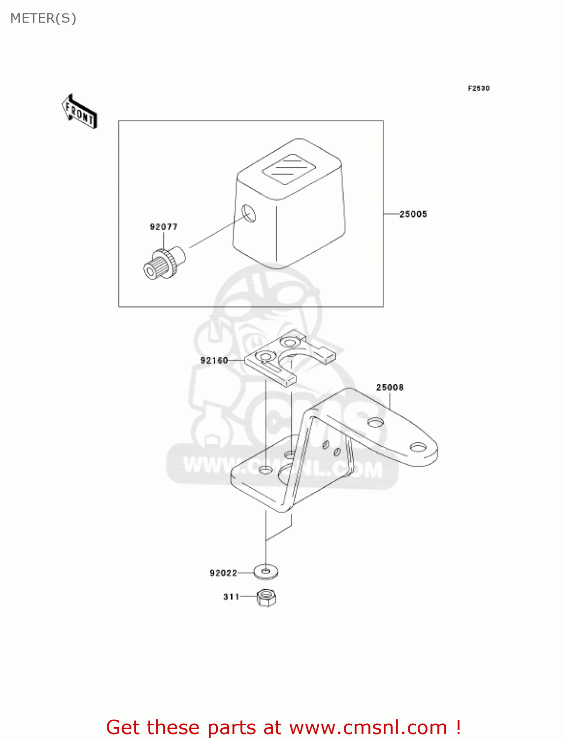METER(S) KDX200H6F KDX200 2006