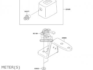 METER(S) - KDX200H6F KDX200 2006