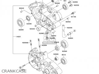 CRANKCASE - KDX200H6F KDX200 2006