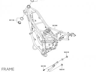 FRAME - KDX200H6F KDX200 2006