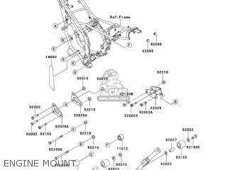 ENGINE MOUNT - KDX200H6F KDX200 2006